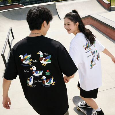 鸳鸯图2026年夏季潮牌短袖T恤
