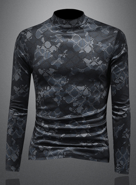 2025秋冬新款 轻奢品质半高领数码打底衫 D320-88392-P100