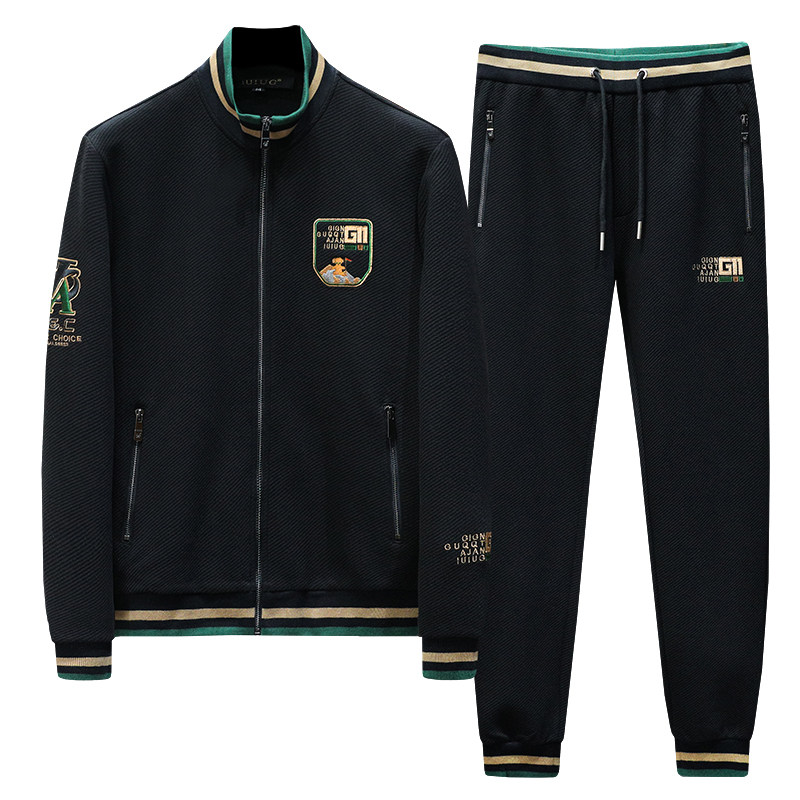 2025秋冬新款IUIUG轻奢潮流卫衣男休闲运动套装D320-T87253-P280,男装休闲套装,电商D322