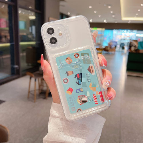 哥奇适用苹果17手机壳iphone14promax透明Air/12/13卡套xs卡包DIY定制16照片11保护套7硅胶8plus防摔15软外壳