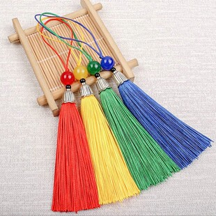 玉石书签流苏穗子diy手工材料扇坠吊坠 饰品车挂香包挂饰古风吊穗