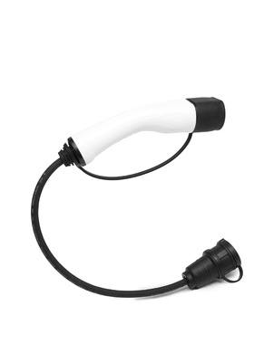 新能源电动汽车16A欧标桩端充电枪头转德式插座5孔 IEC 62196