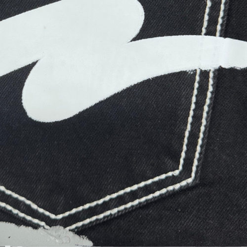 止咳糖浆阿萨利联名牛仔裤外贸