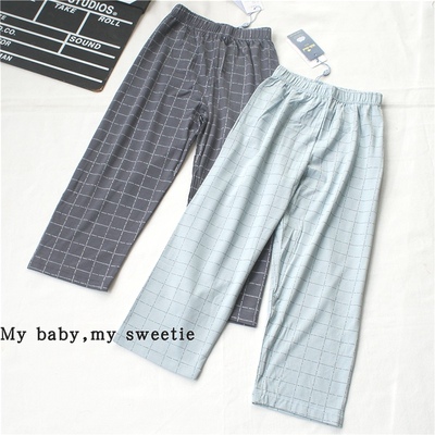 女童薄款莫代尔棉宽松家居裤