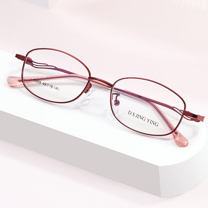 超轻近视眼镜全框镜架防雾防蓝光镜片变色镜女士平光成品11059