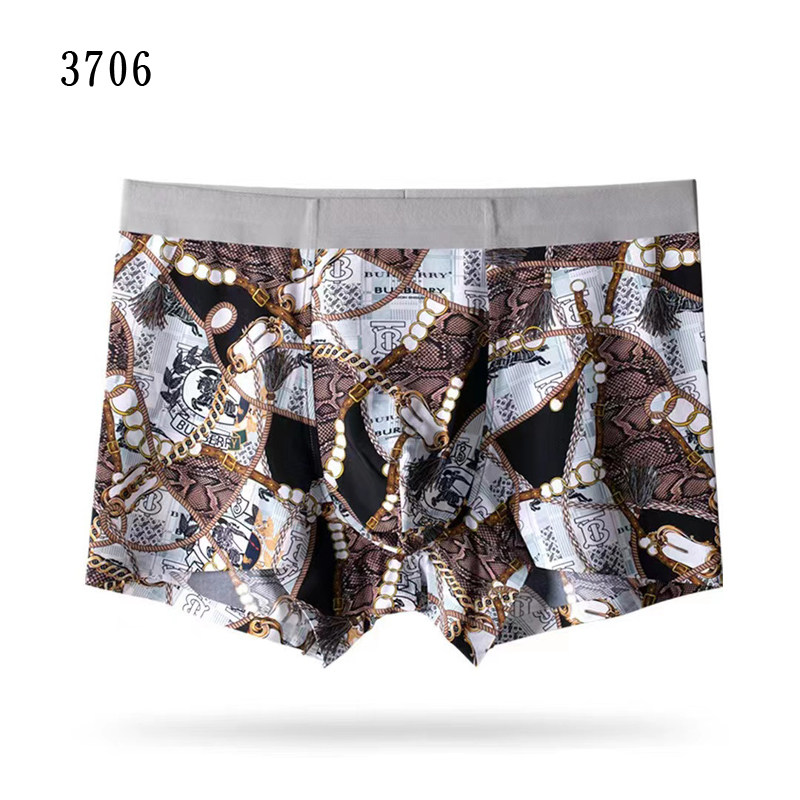 邦将男士内裤 男生夏季冰丝 锦纶面料 冰爽丝滑感平角内裤