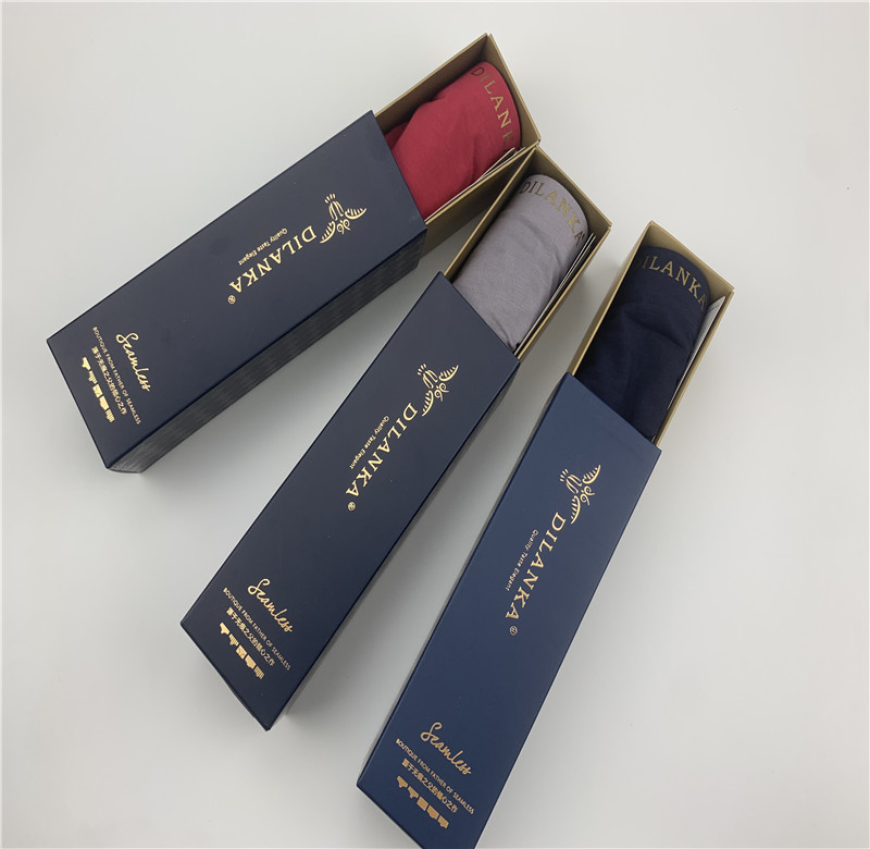 莫代尔无痕男士平角内裤