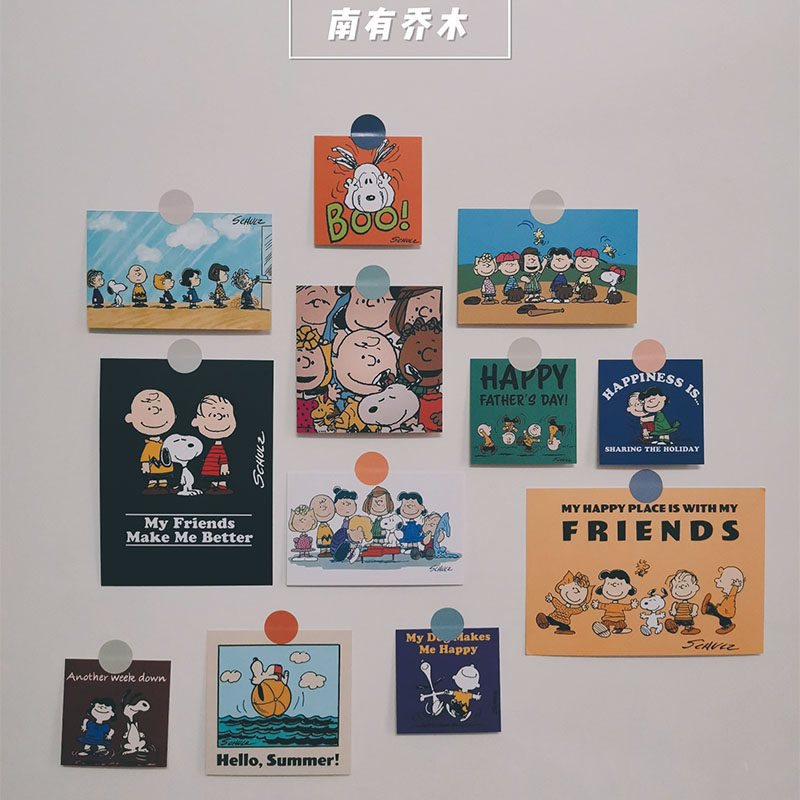 史努比网红小房间蜡笔小新装饰贴