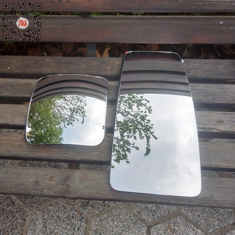适配陕汽重卡德龙X5000后视镜片加热倒车镜反光镜片国六高清配件