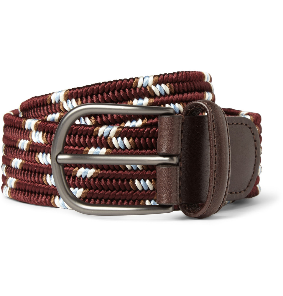 andersons 男士编织松紧皮带【现货】