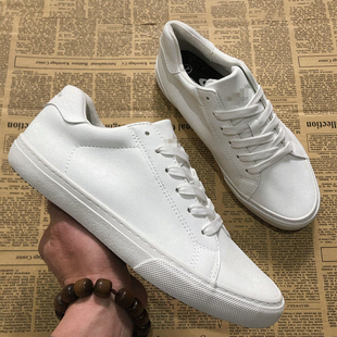 出口白色鞋 硫化柔软平底防滑防泼水鞋 女小白鞋 外贸软面超千皮板鞋