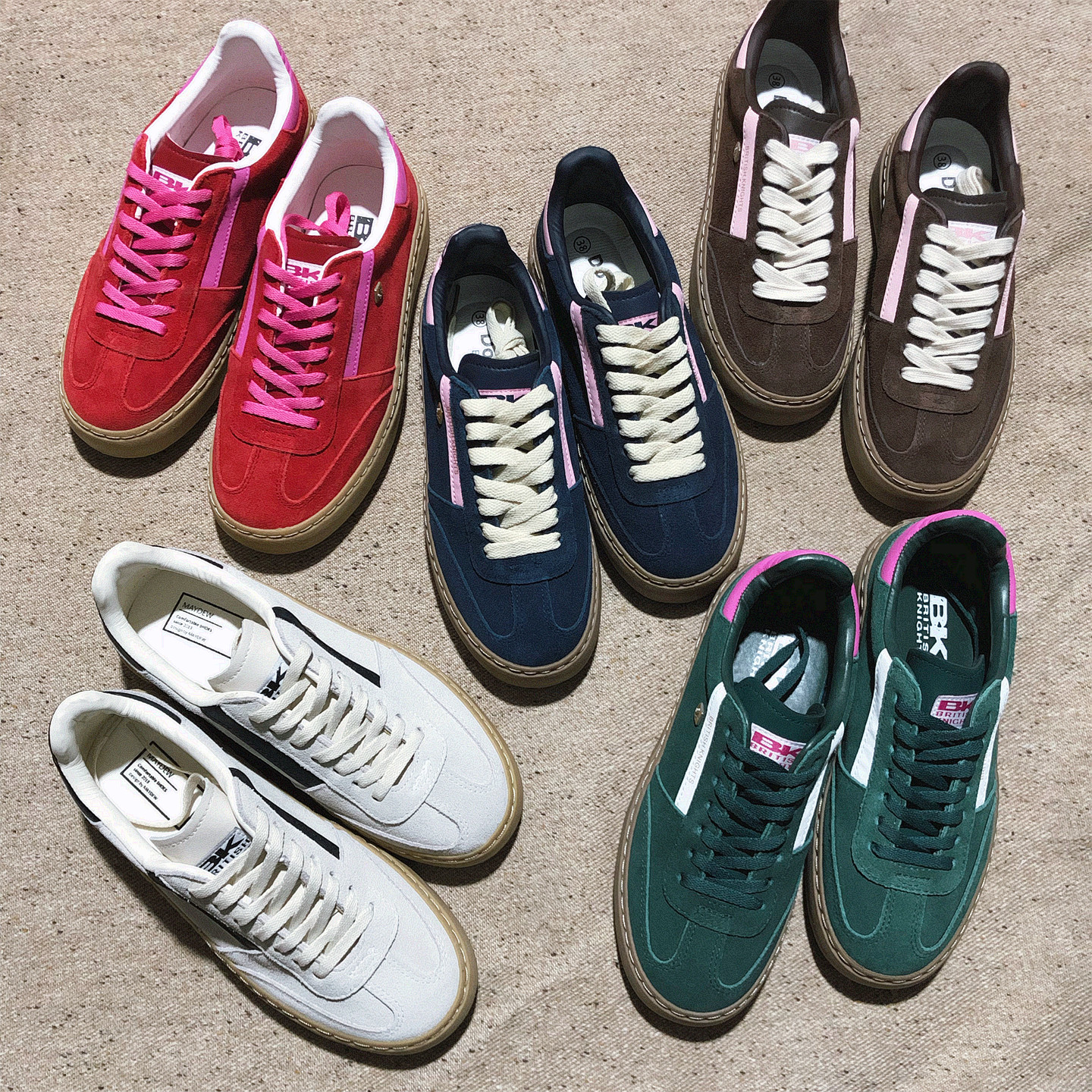 欧美说唱街舞圈常客BK翻毛牛皮板鞋低帮小众潮鞋外贸出口牛筋底鞋