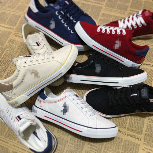 出口欧美低帮平底百搭女帆布鞋