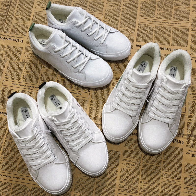 出口特价小白鞋外贸棉鞋