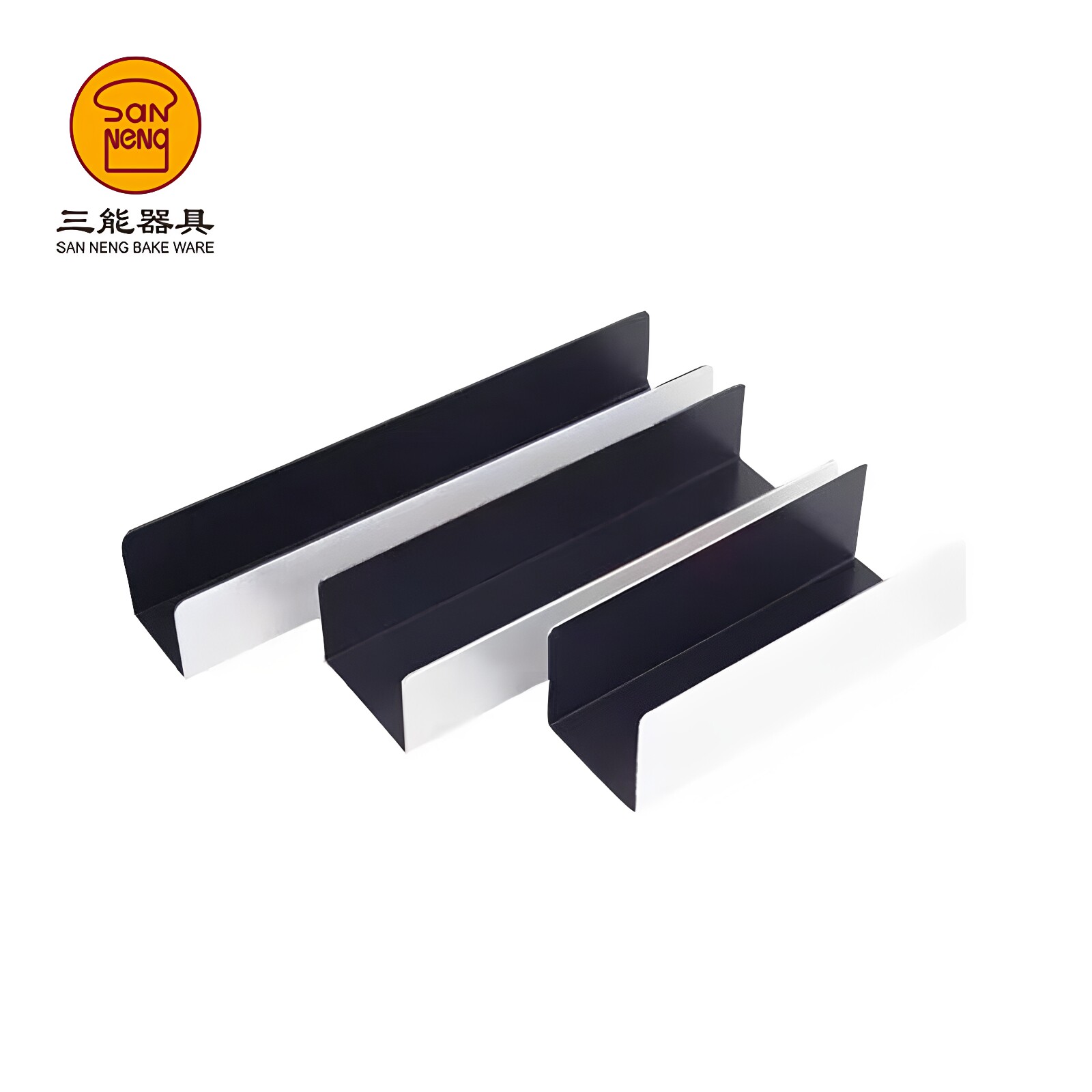 三能蔓越莓饼干整形模具 U形面包模不粘小法棍模具可烤面包SN3580