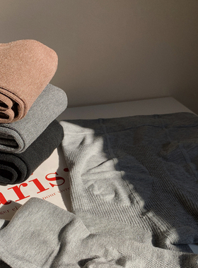 花吉P971浅灰色保暖柔软婴儿绒百搭弹力连裤袜女2025新款秋冬袜子