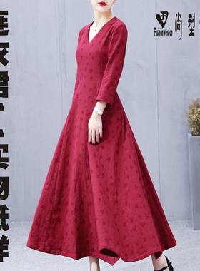 尚型线服装工作室V领大摆连衣裙纸样衣服图纸版型模板BLQ-437