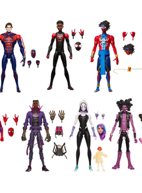 现货Marvel Legends 蜘蛛侠纵横宇宙第二波2099格温迈尔斯6寸人偶