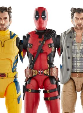 Marvel Legends死侍3电影版 金刚狼黄色战衣 死侍 6寸人偶