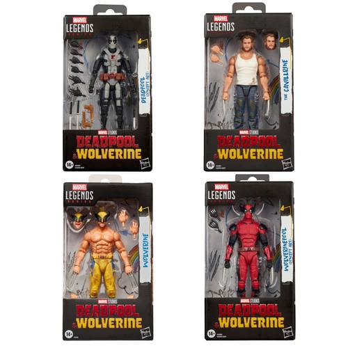 现货Marvel Legends X战警死侍电影版卡维尔狼死侍狼6寸人偶