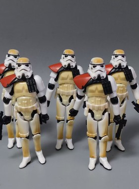 Star Wars 星球大战  沙漠白兵 帝国风暴兵 3.75寸10cm 可动人偶