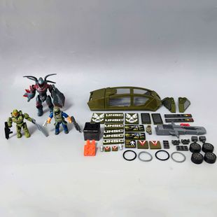 无盒散货Mega Bloks美家宝光环士官长鹈鹕号飞行员猎手可动人偶