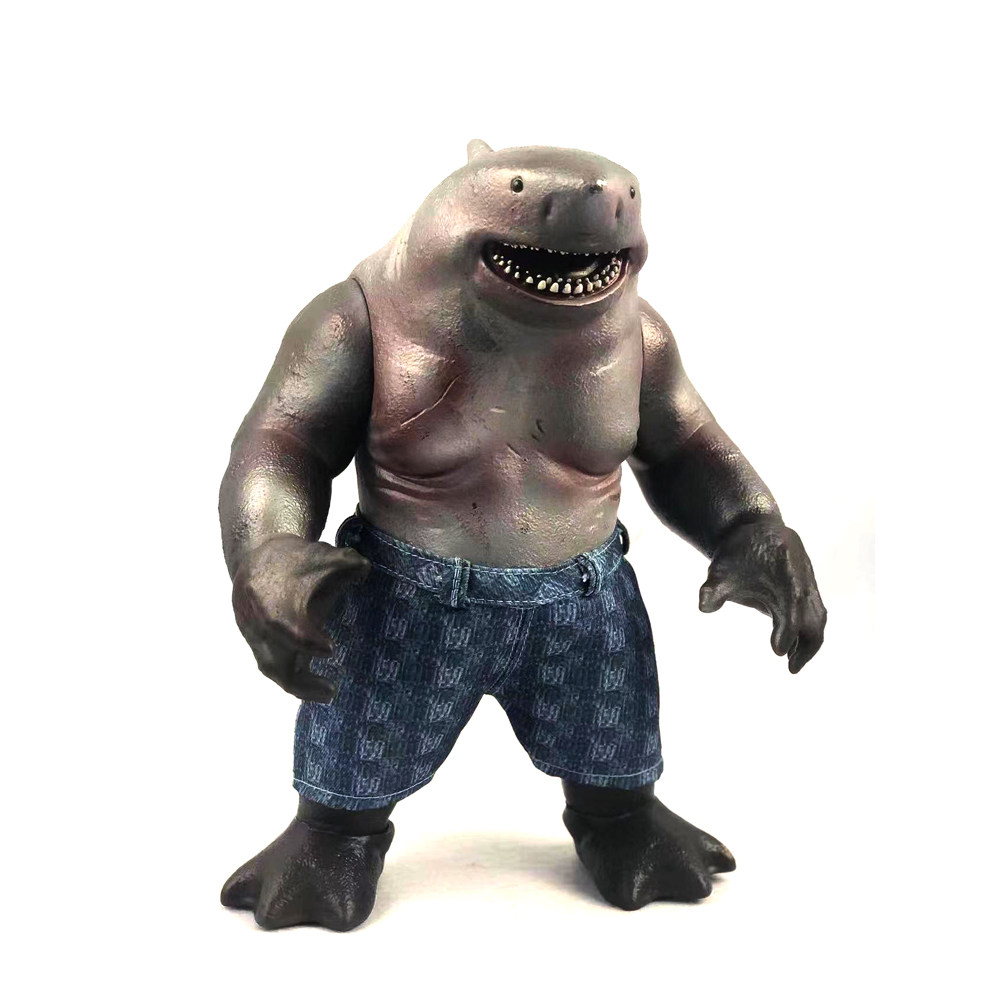 无盒散货 dc 自杀小队 鲨鱼王 king shark 国产10寸低可动人偶