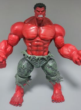 国产散货 Marvel Select DST 红巨人 红浩克 9寸可动人偶模型