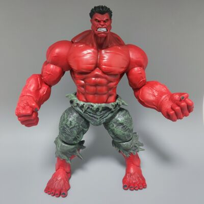 国产散货 Marvel Select DST 红巨人 红浩克 9寸可动人偶模型
