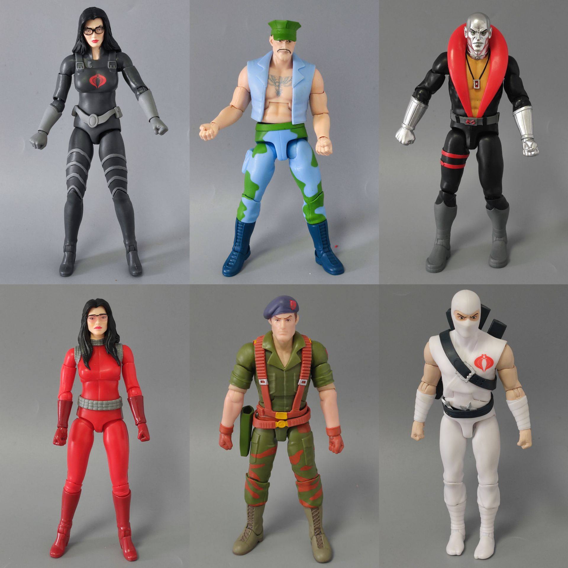 Super7特种部队GIJOE火石广和迪斯特罗伯爵夫人无配件7寸人偶