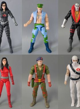 Super7特种部队GIJOE火石广和迪斯特罗伯爵夫人无配件7寸人偶