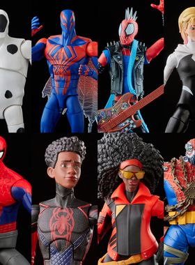 正版Marvel Legends 蜘蛛侠纵横宇宙2099 格温迈尔斯6寸可动人偶