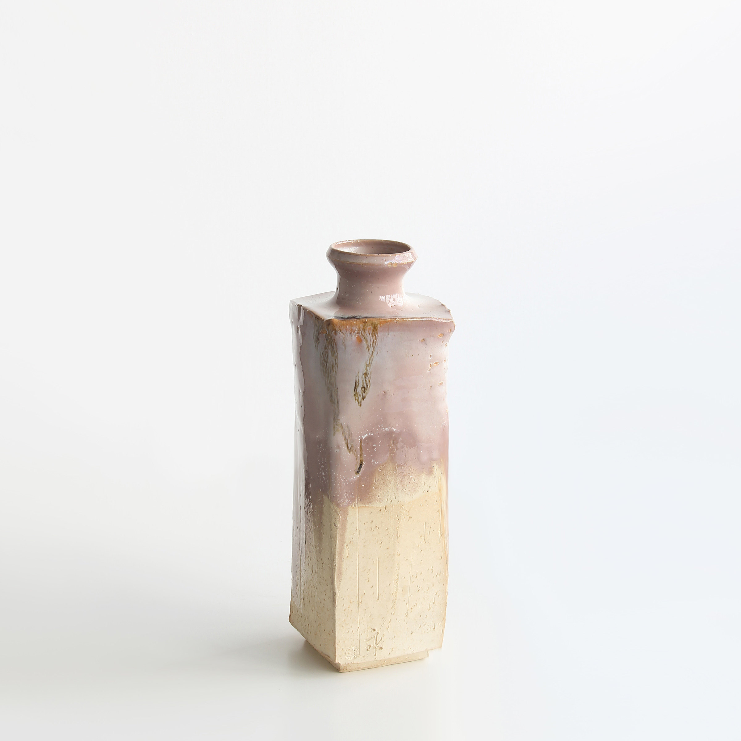 日本萩烧作家手工陶不规则四方切面花瓶花器日式侘寂空间装饰摆件,家居饰品,花瓶,淘宝优惠券,粉丝福利购,淘宝优惠卷