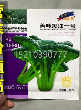 美味黑小白季菜种子四PIZ青菜籽油叶菜台奶油白菜阳盆栽早熟蔬菜