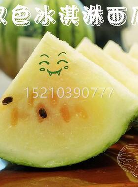 美颜小西瓜种子盆栽早熟小型VZD西瓜果肉红双色礼品西黄瓜种阳台