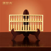 全铜老式 饰工艺礼品 如意算盘摆件实心招财金算子开业办公室摆设装