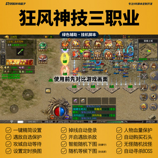 狂风神技三职业脚本复古传奇自动挂机辅助