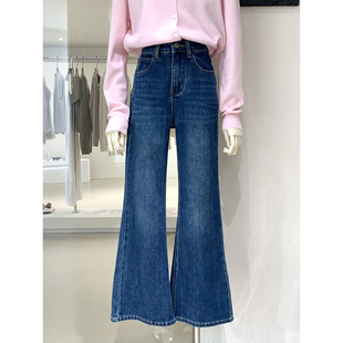 2026早春新裤 流行高腰不贴腿显瘦直筒裤 子 经典 大长腿欧尼牛仔裤