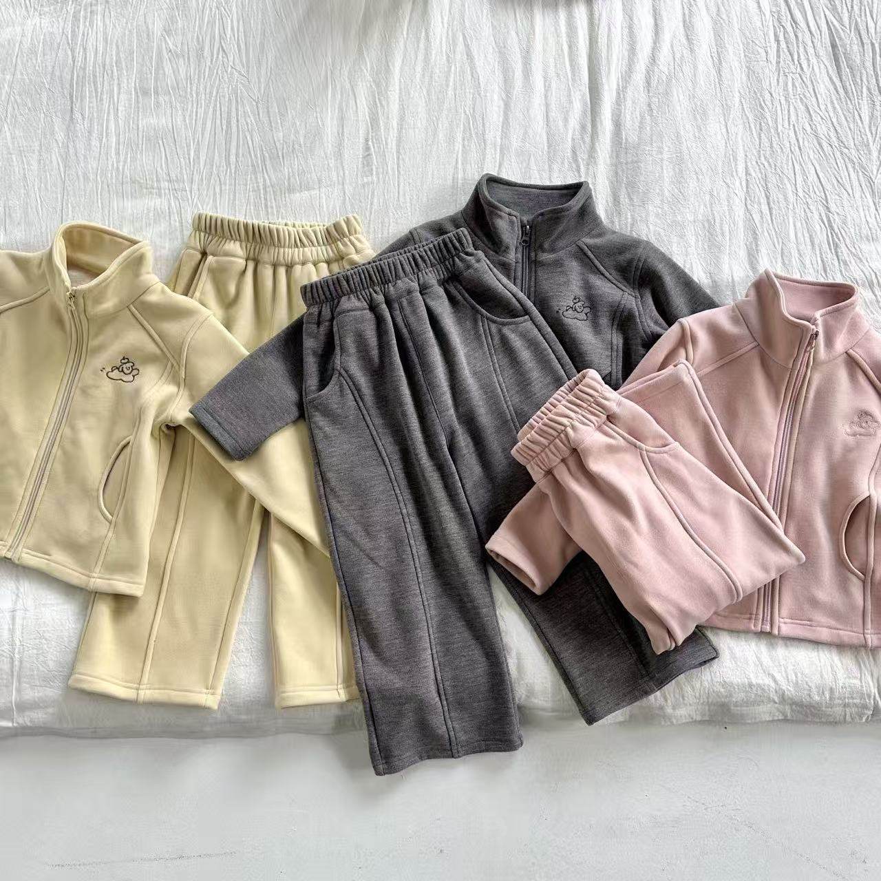 糯米丸子儿童套装2025年冬款时尚lulu风版型高品质冬暖绒套装,童装/婴儿装/亲子装,套装,淘宝优惠券,粉丝福利购,淘宝优惠卷