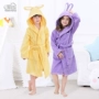 Áo choàng trẻ em bằng vải cotton dày chất liệu nam và nữ áo choàng cho trẻ em cha mẹ trẻ em áo choàng cotton bốn mùa - Khăn tắm / áo choàng tắm khăn tắm cao cấp nhập khẩu