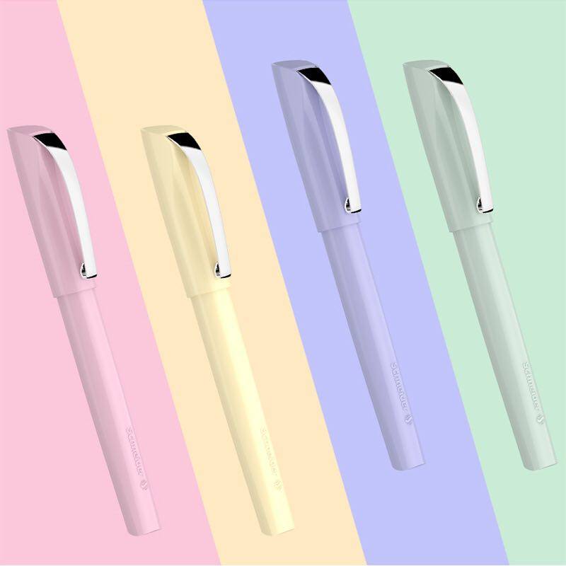 施耐德进口学生练字墨囊明尖钢笔