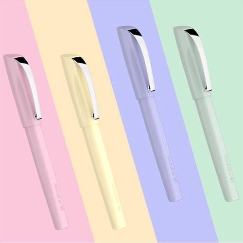 施耐德进口学生练字墨囊明尖钢笔