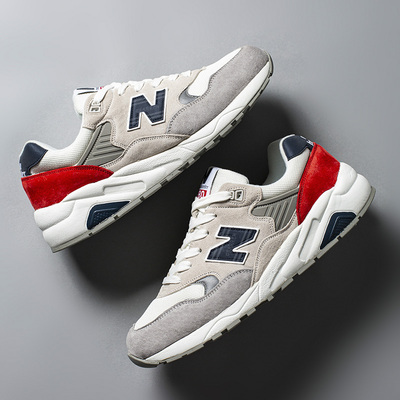 新百伦官网580系列真皮百搭透气运动鞋健步舒适鞋男鞋女