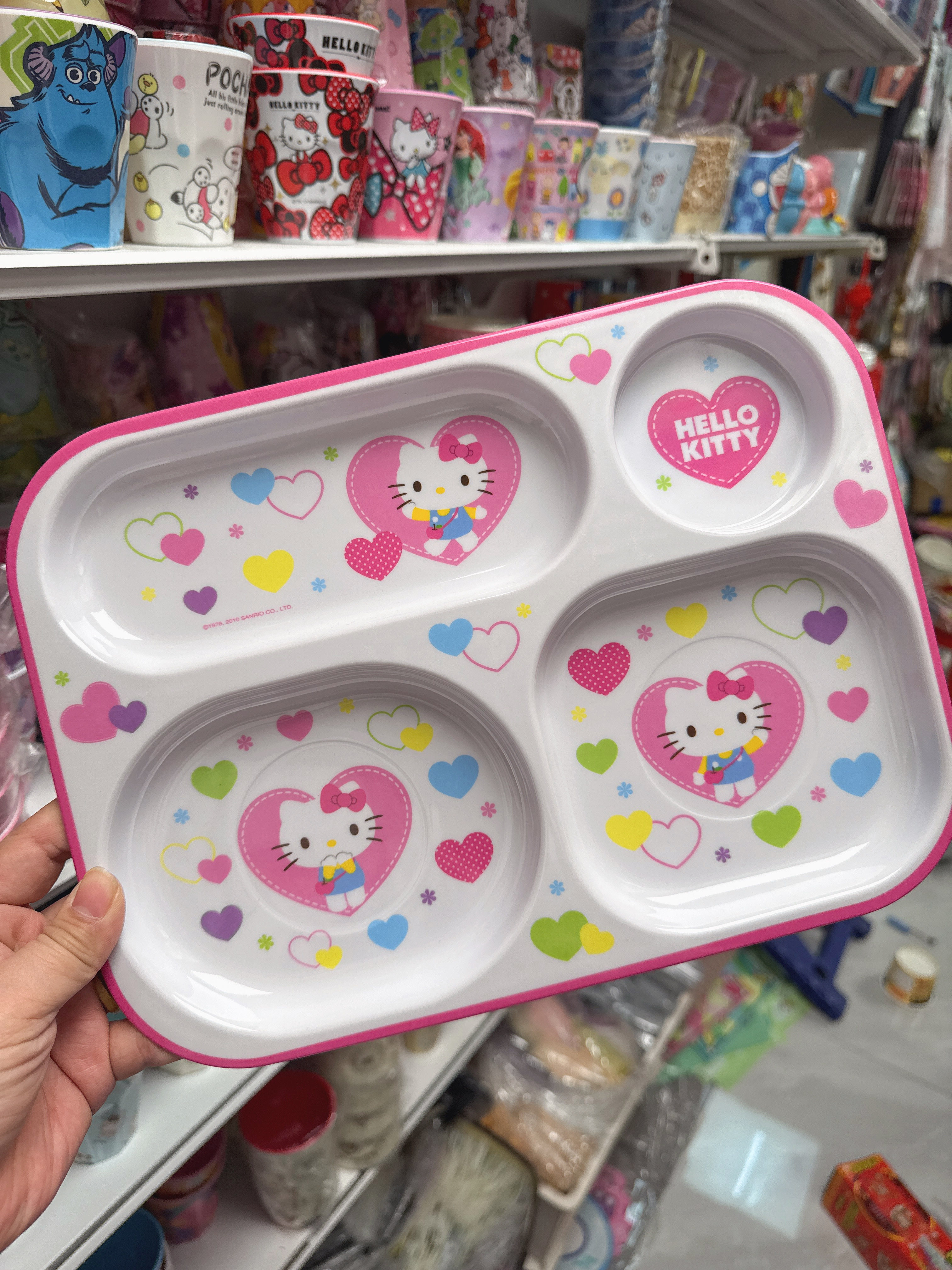 du家!思密达早年订单 儿童餐具密胺分餐盘 饭碗