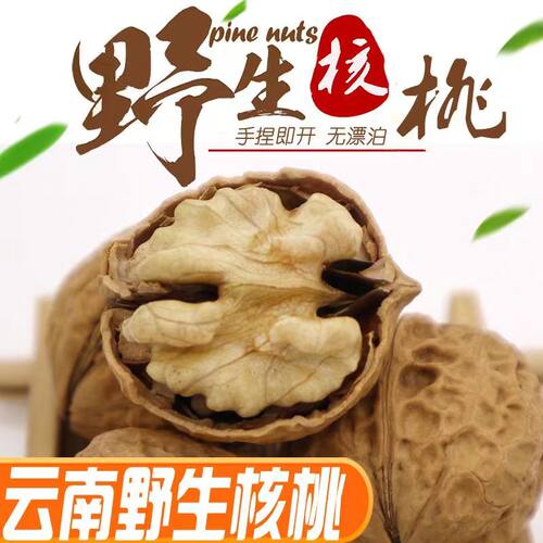 云南核桃薄皮野生新核桃坚果零食