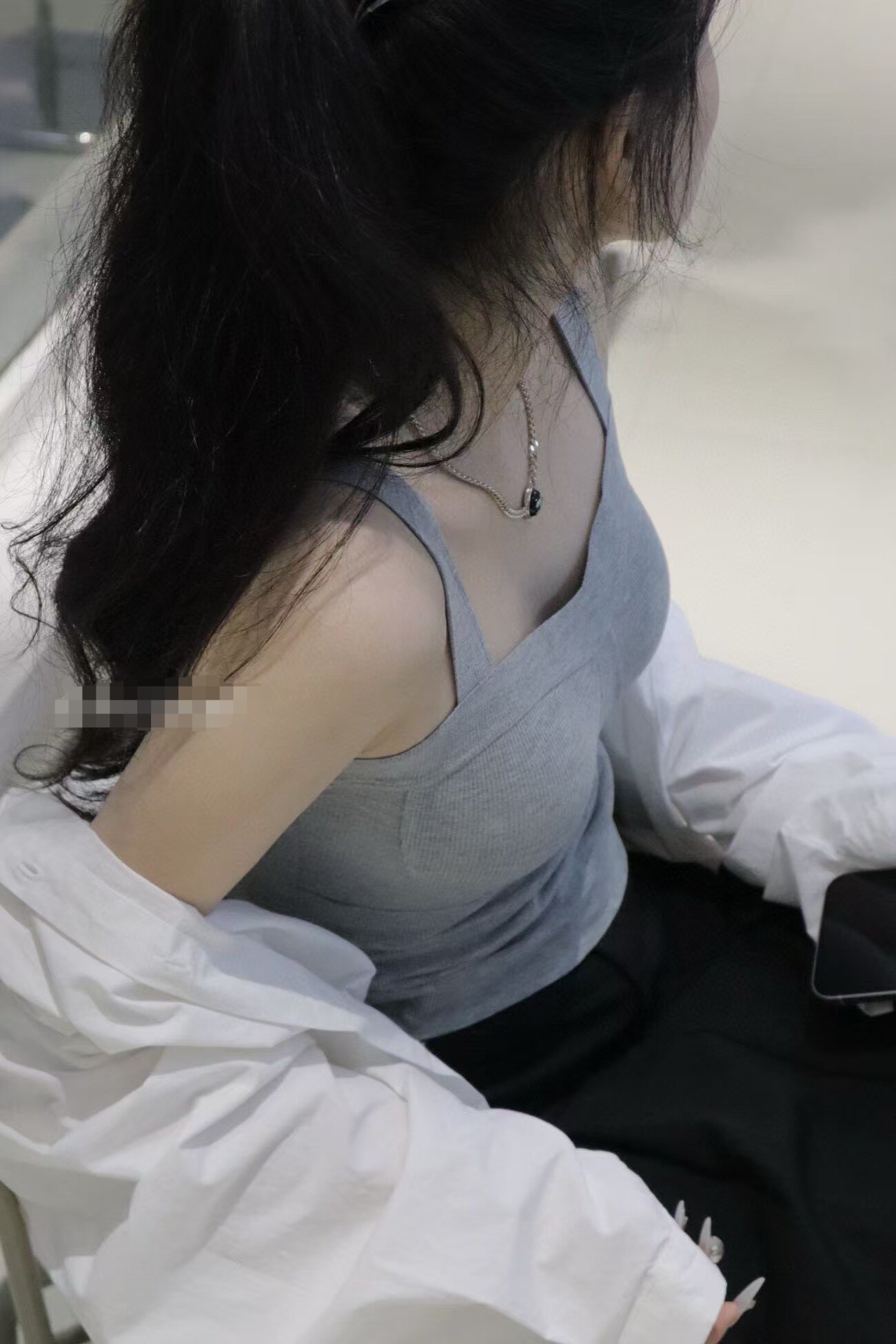 长款鱼骨线胸衣半固定杯简约时尚背心吊带