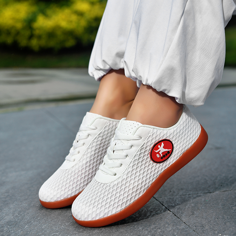双星练功鞋武校小白鞋