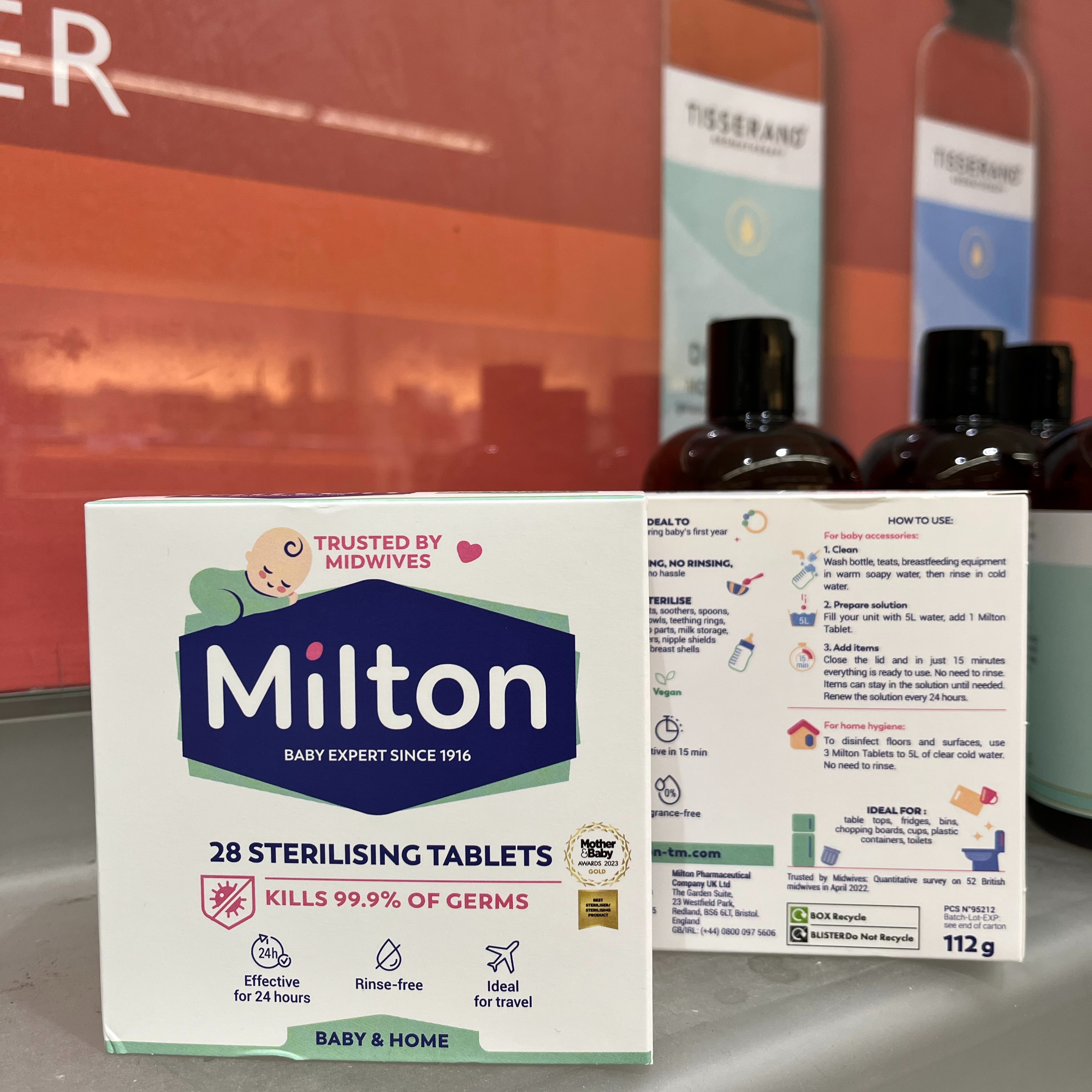 Milton消毒片进口婴儿玩具餐具