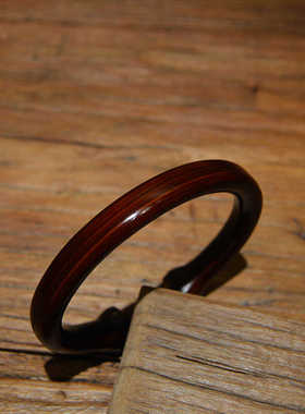 云南无节双龙头正宗西藏木质藤镯