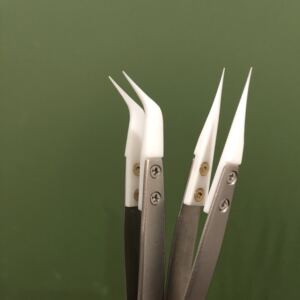 日式玛瑙镊子陶瓷镊子高精度睫毛嫁接镊子睫毛镊日式美睫轻拿轻放